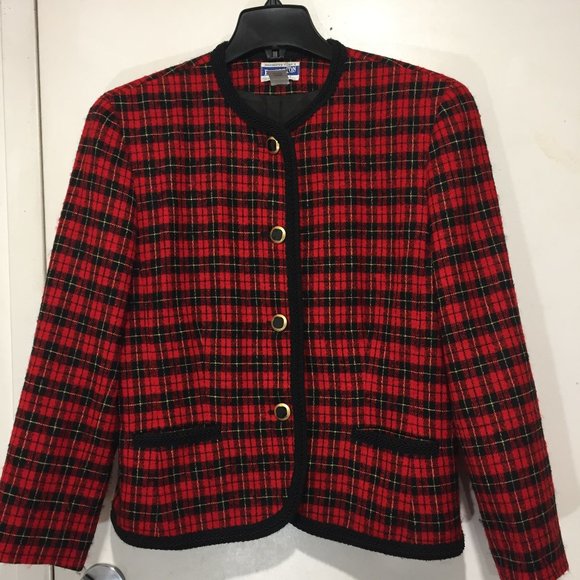 VINTAGE PENDLETON CLASSIC PLAID JACKETS SIZE 14 - Picture 2 of 6